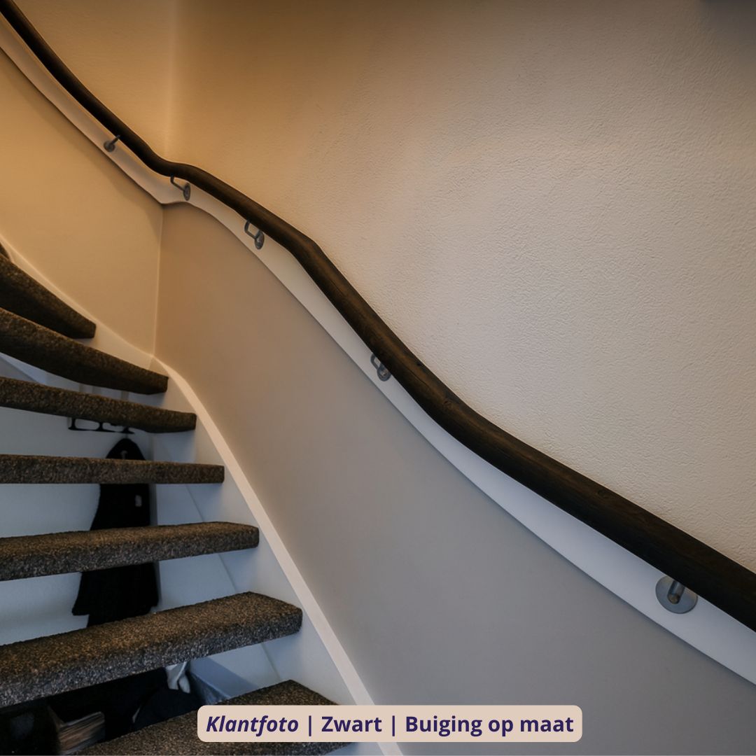 Zwart buiging op maat