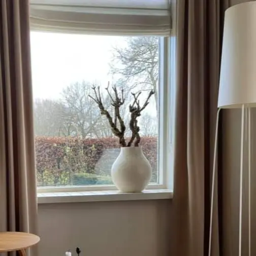 seringen op de vensterbank